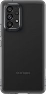 Samsung Galaxy A53 5G Félig átlátszó hátlap tok fekete - Telefon tok