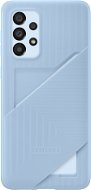 Samsung Galaxy A33 5G Back cover with card pocket light blue - Phone Cover