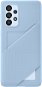 Samsung Galaxy A33 5G Back Cover mit Kartenfach - hellblau - Handyhülle