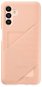 Phone Cover Samsung Galaxy A13 5G Back cover with card pocket peach - Kryt na mobil