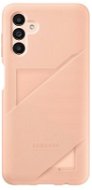 Samsung Galaxy A13 5G Back cover with card pocket peach - Phone Cover