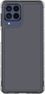Samsung Galaxy M53 Semi-transparente Rückseite Abdeckung schwarz - Handyhülle
