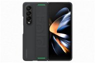 Samsung Galaxy Z Fold4 Silicone back cover with loop black - Phone Cover