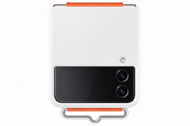 Samsung Galaxy Z Flip4 Silicone cover with loop white - Phone Cover