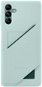 Phone Cover Samsung Galaxy A04s Back cover with card pocket green - Kryt na mobil
