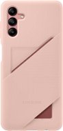Phone Cover Samsung Galaxy A04s Back cover with card pocket copper - Kryt na mobil