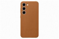 Samsung Galaxy S23 Leather back cover Camel - Phone Cover