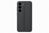 Phone Cover Samsung Galaxy S23 Silicone back cover with loop black - Kryt na mobil
