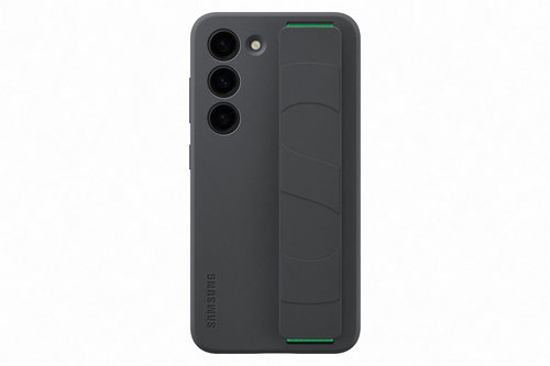 Samsung Galaxy S23 Silicone back cover with loop black Main image Samsung Galaxy S23 Silicone back cover with loop black - Phone Cover - Main image
