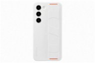 Phone Cover Samsung Galaxy S23 Silicone back cover with loop white - Kryt na mobil
