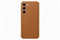 Handyhülle Samsung Galaxy S23+ Leder Back Cover - Camel - Kryt na mobil