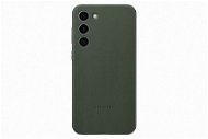 Phone Cover Samsung Galaxy S23+ Leather back cover Green - Kryt na mobil