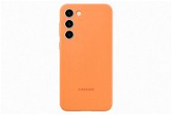 Kryt na mobil Samsung Galaxy S23+ Silikónový zadný kryt oranžový - Kryt na mobil