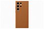 Phone Cover Samsung Galaxy S23 Ultra Leather Back Cover Camel - Kryt na mobil
