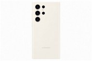 Phone Cover Samsung Galaxy S23 Ultra Silicone Back Cover Cream - Kryt na mobil
