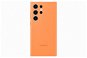 Phone Cover Samsung Galaxy S23 Ultra Silicone Back Cover Orange - Kryt na mobil