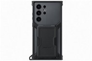 Samsung Galaxy S23 Ultra Protective Cover with Detachable Accessory Holder Black - Phone Cover