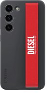 Samsung Diesel strap to silicone back cover with loop red - Kryt na mobil