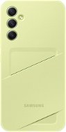 Phone Cover Samsung Zadní kryt s kapsou na kartu Galaxy A34 5G Lime - Kryt na mobil