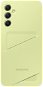 Phone Cover Samsung Zadní kryt s kapsou na kartu Galaxy A34 5G Lime - Kryt na mobil