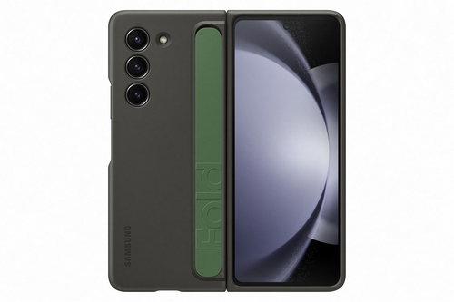 Samsung Galaxy Z Fold5 Protective cover with stand and loop Graphite - Phone Cover - Main image