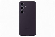 Handyhülle Samsung Galaxy S24+ Silikon Backcover Dark Violet - Kryt na mobil