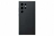Samsung Galaxy S24 Ultra Black vegán bőrtok - Telefon tok