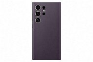 Samsung Galaxy S24 Ultra Zadní kryt z veganské kůže Dark Violet - Phone Cover