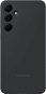Handyhülle Samsung Galaxy A55 Silikon Back-Cover Schwarz - Kryt na mobil
