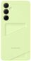 Phone Cover Samsung Galaxy A35 Zadní kryt s kapsou na kartu Lime - Kryt na mobil