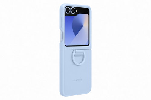 Samsung Galaxy Z Flip6 Silikon-Backcover Blue Hauptbild Samsung Galaxy Z Flip6 Silikon-Backcover Blue - Handyhülle - Hauptbild