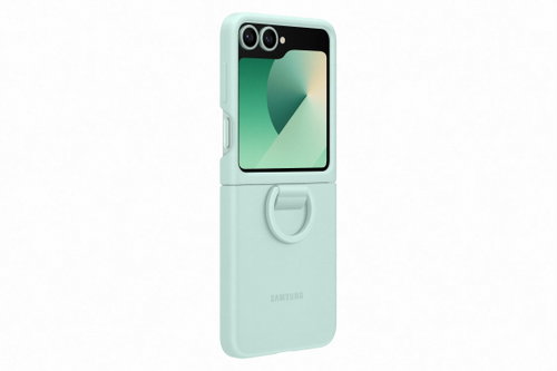 Samsung Galaxy Z Flip6 Silicone Back Cover Mint Main image Samsung Galaxy Z Flip6 Silicone Back Cover Mint - Phone Cover - Main image