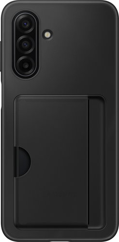 Samsung Galaxy A17 back cover with card pocket black - Phone Cover - Main image