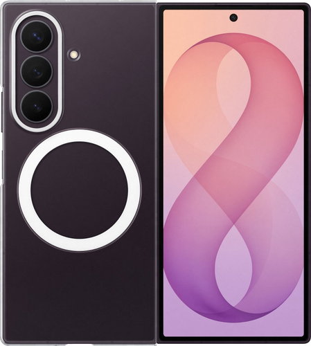 Samsung Galaxy Z Fold8 Ultra Průhledný kryt s magnetem Transparent - Phone Cover - Main image