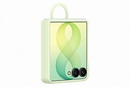 Samsung Galaxy Z Flip8 Silikonový magnetický kryt s držákem na prst Mint - Phone Cover