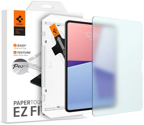Spigen Paper Touch EZ Fit 1 Pack iPad Pro 13" M4 (2024) - Glass Screen Protector - Main image