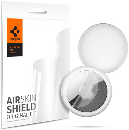 Spigen AirSkin Shield HD 4 Pack Clear Apple AirTag - Film Screen Protector - Main image
