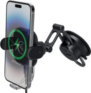 Spigen OneTap Universal Wireless Car Charger for Dashboard / Windshield Black - Phone Holder
