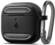 Spigen Rugged Armor, matte black - AirPods 4 - Headphone Case