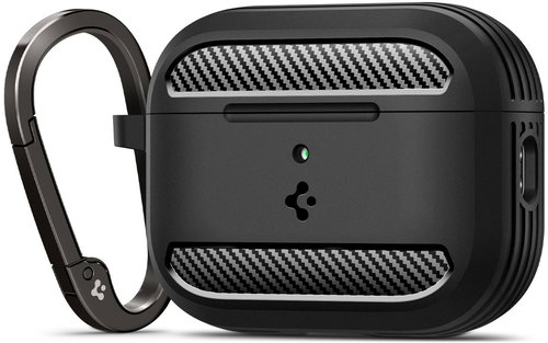 Spigen Rugged Armor Matte Black AirPods Pro 3 - Kopfhörer-Hülle - Hauptbild