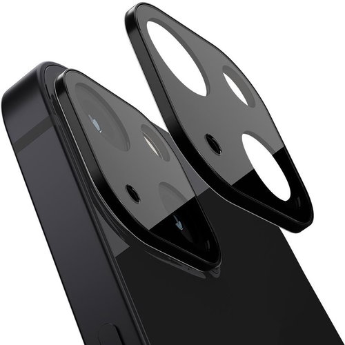 Spigen tR Optik Black 2 Pack iPhone 13/13 mini - Glass Screen Protector - Main image