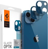 Ochranné sklo na objektív Spigen tR Optik 2 Pack Blue iPhone 13/13 mini - Ochranné sklo na objektiv