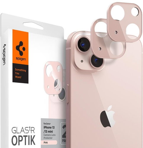 Spigen tR Optik 2 Pack Pink für iPhone 13 / 13 mini - Schutzglas - Hauptbild