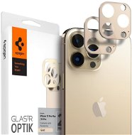 Spigen tR Optik 2 Pack Gold iPhone 13 Pro/13 Pro Max - Ochranné sklo na objektív
