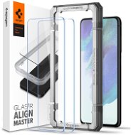 Üvegfólia Spigen Glas.tR AlignMaster 2 Pack Samsung Galaxy S21 FE 5G üvegfólia - Ochranné sklo