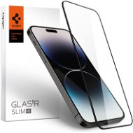 Üvegfólia Spigen tR Slim HD 1 Pack FC Black iPhone 14 Pro üvegfólia - Ochranné sklo