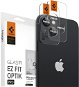 Kamera védő fólia Spigen tR EZ Fit Optik Pro 2 Pack Black iPhone 14/iPhone 14 Plus/15/15 Plus - Ochranné sklo na objektiv