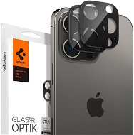 Objektiv-Schutzglas Spigen tR Optik Schutzglas Schwarz für iPhone 14 Pro/iPhone 14 Pro Max/15 Pro/15 Pro Max - 2er Pack - Ochranné sklo na objektiv