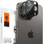 Kamera védő fólia Spigen tR Optik 2 Pack Black iPhone 14 Pro/iPhone 14 Pro Max/15 Pro/15 Pro Max - Ochranné sklo na objektiv