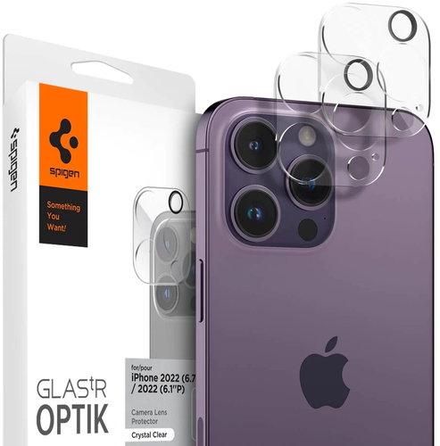 Spigen tR Optik 2 Pack Clear iPhone 14 Pro/iPhone 14 Pro Max - Camera Glass - Main image